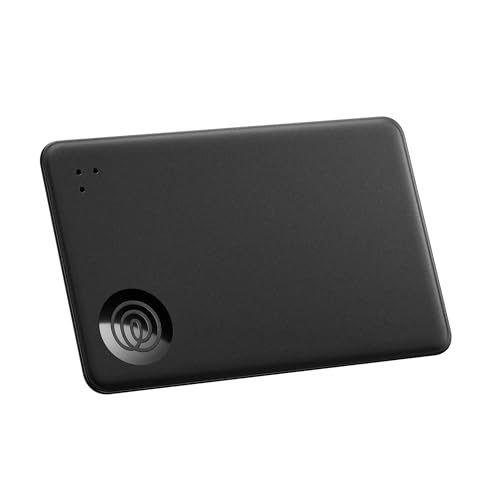 Life360 Tile Slim - Wallet Finder, Bluetooth Tracker and Item Locator for Luggage Tags, Passports and More. Both iOS and Android Compatible. Phone Finder. 1-Pack (Black)
