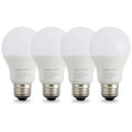 Basics Smart A19 LED Light Bulb, Dimmable Soft White (2700K), 9W (60W Equivalent), 800LM, Energy Efficient, Works with Alexa Only, 2.4 GHz Wi-Fi, No Hub Required, 4-Pack