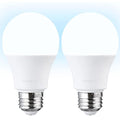 TORCHSTAR 1700LM Universal Garage Door Opener LED Light Bulb, UL FCC DOE, 15W Ultra Bright, Minimize Interference, 100W Eqv. 120V, A19 Bulbs, E26 Base, 5000K Daylight, Pack of 2