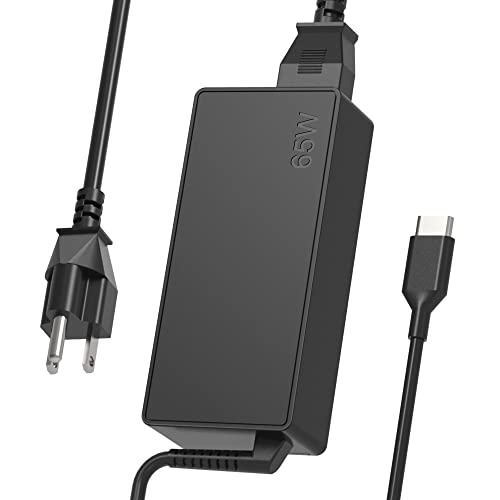 Universal USB Type C 65W 45W Laptop Charger Compatible with Lenovo Dell Hp Acer chromebook Asus Samsung Sony Computer Charger Fast Charging Type C AC Adapter Power Cord Supply