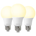 A19 LED Light Bulbs, 60 Watt Equivalent LED Bulbs, Soft White 2700K, 800 Lumens, E26 Standard Base, Non-Dimmable, 8W Warm White LED Bulbs for Bedroom Living Room, 3 Pack