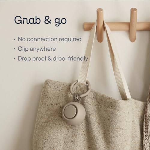 Hatch Go | Portable Sound Machine for Babies and Kids | Sleep Soother | 10 Soothing Sounds | White Noise | Shush | Travel | Registry Gift | Baby Shower | Clips on Stroller | Putty