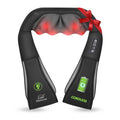 Snailax Cordless Massager - Shiatsu Neck and Shoulder Massager with Heat, FSA Eligible, Portable, Lumbar, Back Electric Massage Pillow, Christmas Gift