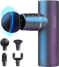 arboleaf Massage Gun Deep Tissue, Full-Metal Powerful Mini Percussion Massager with Silent Brushless Motor - Ultra-Quiet Pocket-Sized for Athletes, Back & Sore Muscles Relief at Home, Office, Travel