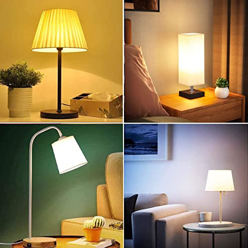 RGB Color Changing Light Bulbs,9W RGB LED Light Bulbs,40W Equivalent A19 E27/E26 Warm White 6500K,16 Color Multicolor Light Bulb Dimmable Light for Home Party Bedroom Outdoor(1Pack)
