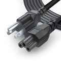 5FT 3 Prong AC Power Cord – Universal Laptop Cable NEMA 5-15P to C5 for Dell, HP, Lenovo, Asus, Acer, Toshiba, Sony