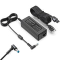 65W 45W Laptop Charger Compatible with HP Pavilion x360 14 15 17, Stream 11 13 14, Notebook, Elitebook,Envy, ProBook Series Smart Blue Tip AC Adapter with Power Cord 4.5mm x 3.0mm