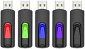 RAOYI 5 Pack 64GB USB Flash Drive, USB 2.0 Memory Stick Thumb Drives Jump Drive Pen Drive for PC Laptop Computer - 64G Multipack
