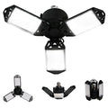 LED Garage Light, 80W 8000 Lumen Ceiling Lights with 3 Adjustable Panels, 6500K Daylight Light Bulb Fixture LED Lights for Garage, Workshop