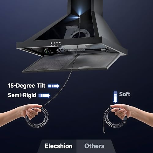 [Dual-Lens] Endoscope Camera with Light, 1920P HD Borescope with 8+1 Adjustable LED Lights, IP67 Waterproof 16.5FT Semi-Rigid Snake Cord Inspection Camera for iPhone, iPad and Android Phone (Type C)
