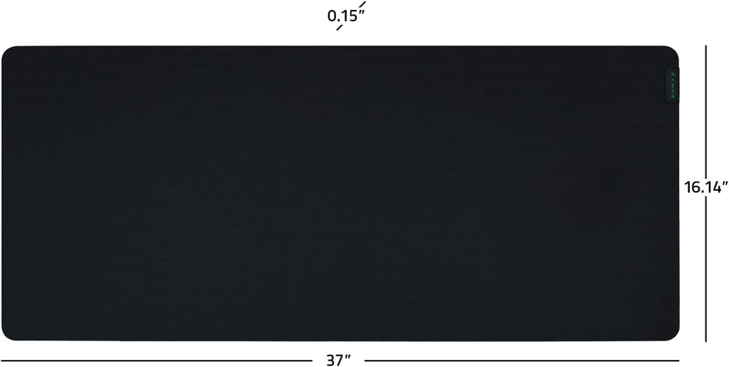 Razer Gigantus V2 Cloth Gaming Mouse Pad (XXL): Thick, High-Density Foam - Non-Slip Base - Classic Black
