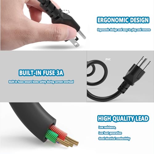 Replacement for 65W Dell Laptop Charger USB-C;Compatible with Dell Latitude/Chromebook/XPS 65 Watt USB Type C AC Power Adapter Cord