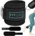 FITGIRL Ankle Strap for Cable Machine – Premium Padding and Comfort for Cable Exercise Machines, Cable Exercise Attachment for Home & Gym, Glute Workouts - Kickbacks, Leg Extensions, Hip Abductors