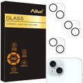 Ailun 3 Pack Camera Lens Protector for iPhone 15 / iPhone 14 ＆ iPhone 15 Plus/iPhone 14 Plus,Tempered Glass,9H Hardness,Ultra HD,Anti-Scratch,Case Friendly,Does not Affect Night Shots
