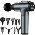 Massage Gun, Muscle Massage Gun for Athletes Handheld Electric Deep Tissue Back Massager, Percussion Massage Device for Pain Relief with 30 Speed Levels 9 Heads