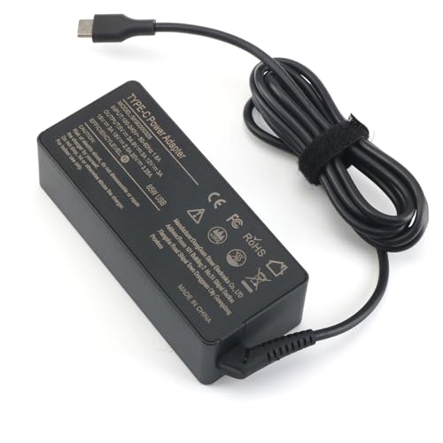 Universal USB Type C 65W 45W Laptop Charger Compatible with Lenovo Dell Hp Acer chromebook Asus Samsung Sony Computer Charger Fast Charging Type C AC Adapter Power Cord Supply