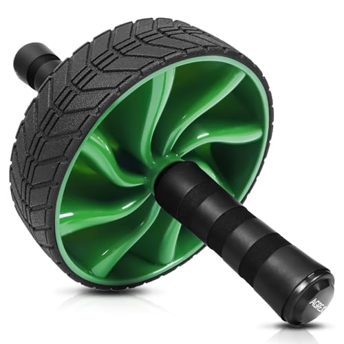 Ab Roller Wheel - AGREJO Ab Workout Equipment for Abdominal & Core Strength Training, Home Gym Fitness Equipment, Exercise Wheel for Men Women