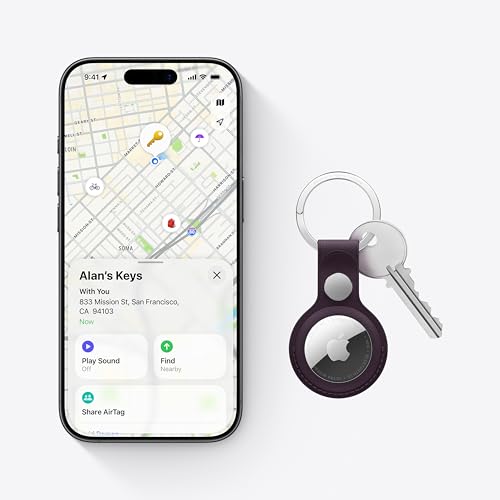 Apple AirTag (2nd Generation) - 4 Pack: Tracker for Keychain, Wallet, and More; Locator with Sound; Simple One-Tap Setup with iPhone or iPad; Key Finder with up to 1.5X Precision Finding Range*