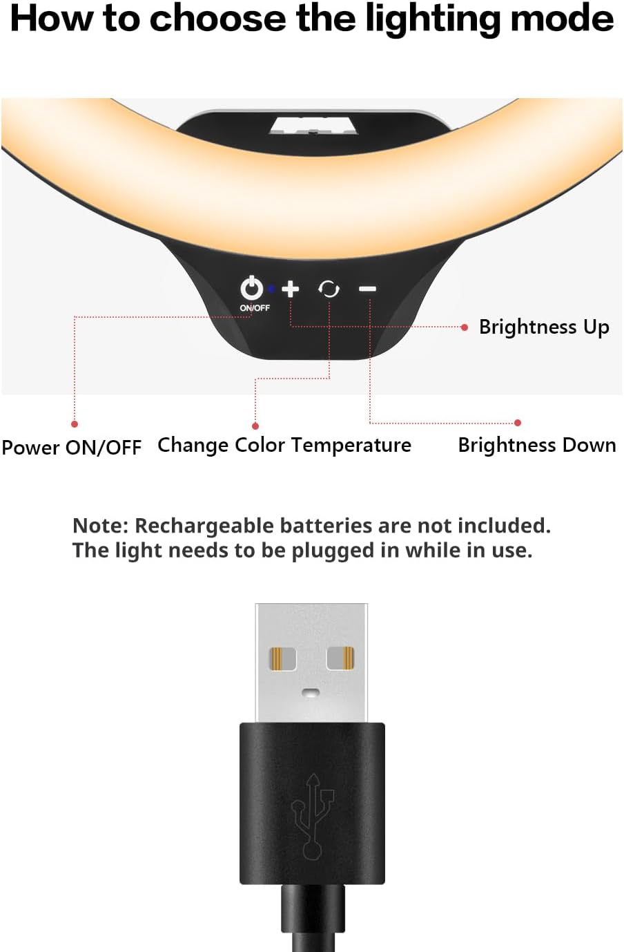 Sensyne 10'' Ring Light with 50'' Extendable Tripod Stand, LED Circle Lights with Phone Holder for Live Stream/Makeup/YouTube Video/TikTok, Compatible with All Phones