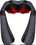 Mirakel Neck & Back Massager with Heat – Shiatsu Electric Kneading Massager, Ergonomic Design, Full-Body Comfort and Relaxation, Perfect Christmas Gift for Women, Men, Mom, Dad