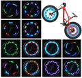 Bike Wheel Lights (2 Pack) - Waterproof LED Bicycle Spoke Tire Lights - Great Gift for Kids Adults - 30 Different Patterns Change - Bike Accessories - Black
