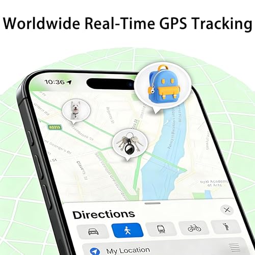 4 Pack Tracker Tags [Apple MFi Certified] Work with Apple Find My(iOS Only) Bluetooth Smart Tags Key Item Finder Waterproof Worldwide Replaceable Battery Tracking for Wallet Pets Backpack Dogs Luggage