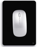 Audimi Small Mouse Pad 6 x 8 Inch, Mini Mouse Pad Thick for Laptop Wireless Mouse Home Office Travel, Portable & Washable (Black)