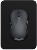 Dapesuom Small Mouse Pad, 6 x 8 Inch Thick Rubber Premium-Textured Non-Slip Portable & Washable Mini Mouse Mat for Women Men Wireless Laptops Keyboard Tray Gaming Work Computer Office Travel, Black