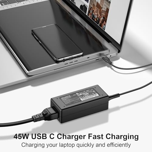 USB C Laptop Charger Compatible with HP Dell Lenovo Asus Acer Samsung Google Chromebook Type C Power Cord