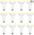 12 Pack BR30 LED Recessed Light Bulb, Dimmable Indoor Flood Light Bulbs CRI80 7W Equivalent 65W 2700K Soft White 650 Lumens, 15000 Lifetime Hours E26 Base LED Can Light Bulb, Flicker-Free