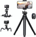 Lamicall Tripod for iPhone - 3 in 1 Flexible Phone Tripod with Wireless Remote - iPhone Tripod Stand for Video Recording Vlogging Selfie Compatible with iPhone Samsung Go Pro, Digital Camera