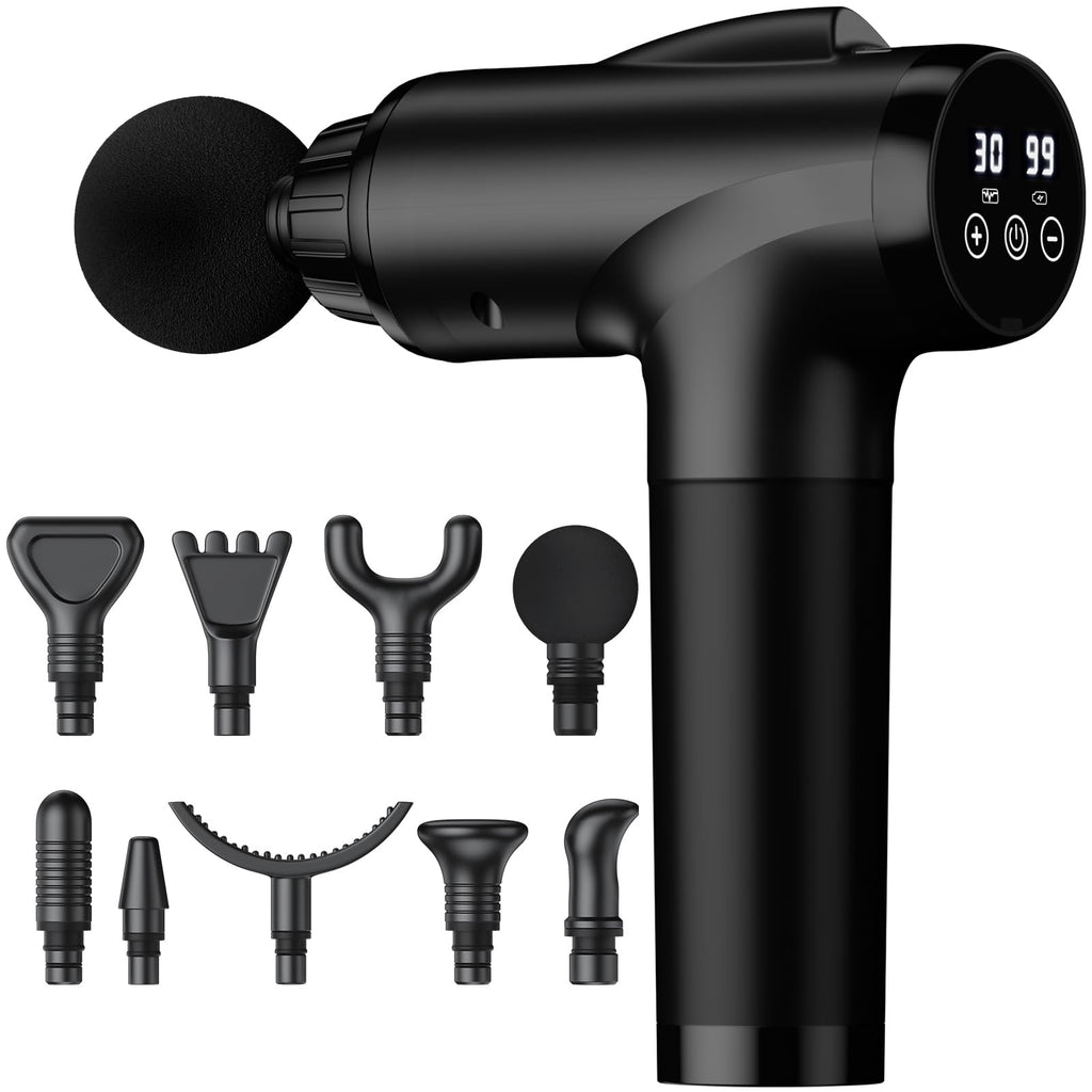 Massage Gun Deep Tissue, Handheld Electric Muscle Massager, High Intensity Percussion Massage Device for Pain Relief with 9 Attachments,Pallet of Product