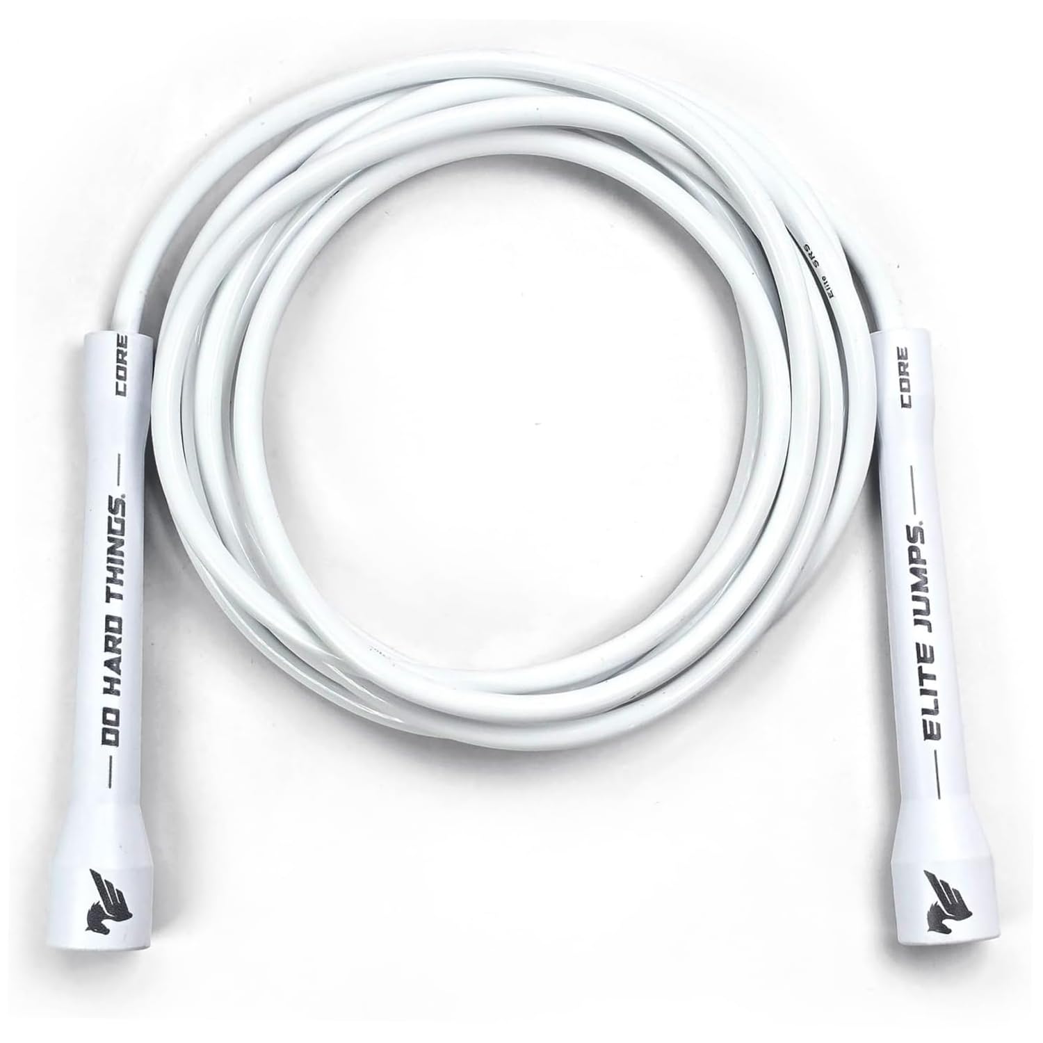 Elite Jumps Adjustable Jump Rope – 6mm PVC Training Rope for Fitness & Cardio | Indoor/Outdoor Skipping Rope with Unbreakable Handles, Non-Kinking Cord & Smooth Rotation for Boxing & Strength