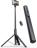 71" Phone Tripod, NT79 Extendable Selfie Stick with 1/4" Camera Mount for Cell Phone＆Camera, Phone Tripod Stand Holder with Remote Compatible with iPhone Android, Camera