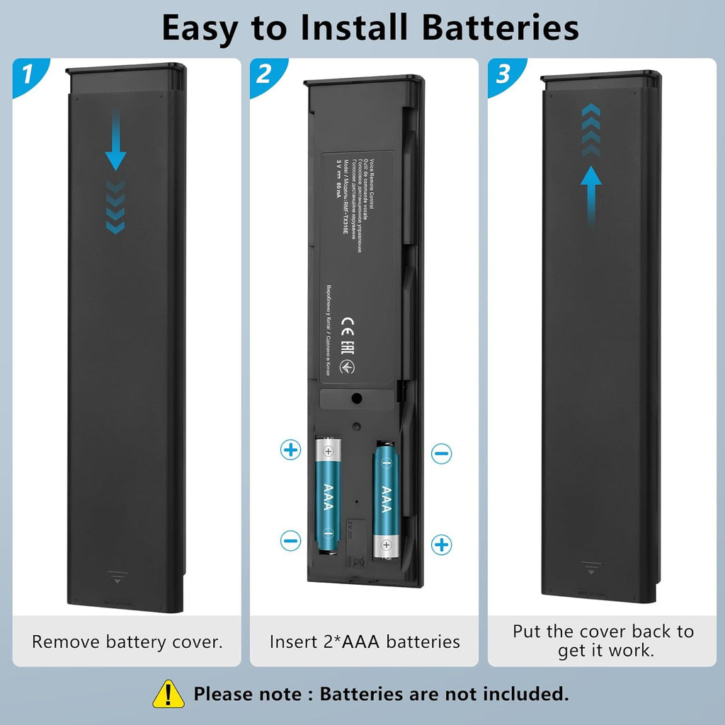 Voice Replacement Remote Control for Sony-Bravia-TVs，for All Sony 4K UHD LED LCD HD Smart TVs. 1-Year Warranty.