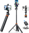 EUCOS 62” Phone Tripod & Selfie Stick – Extendable Stand with Remote, Compatible with iPhone & Android