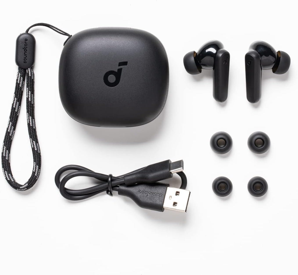 Soundcore by Anker P20i True Wireless Earbuds, 10mm Drivers with Big Bass, Bluetooth 5.3, 30H Long Playtime, Water-Resistant, 2 Mics for AI Clear Calls, 22 Preset EQs, Customization via App