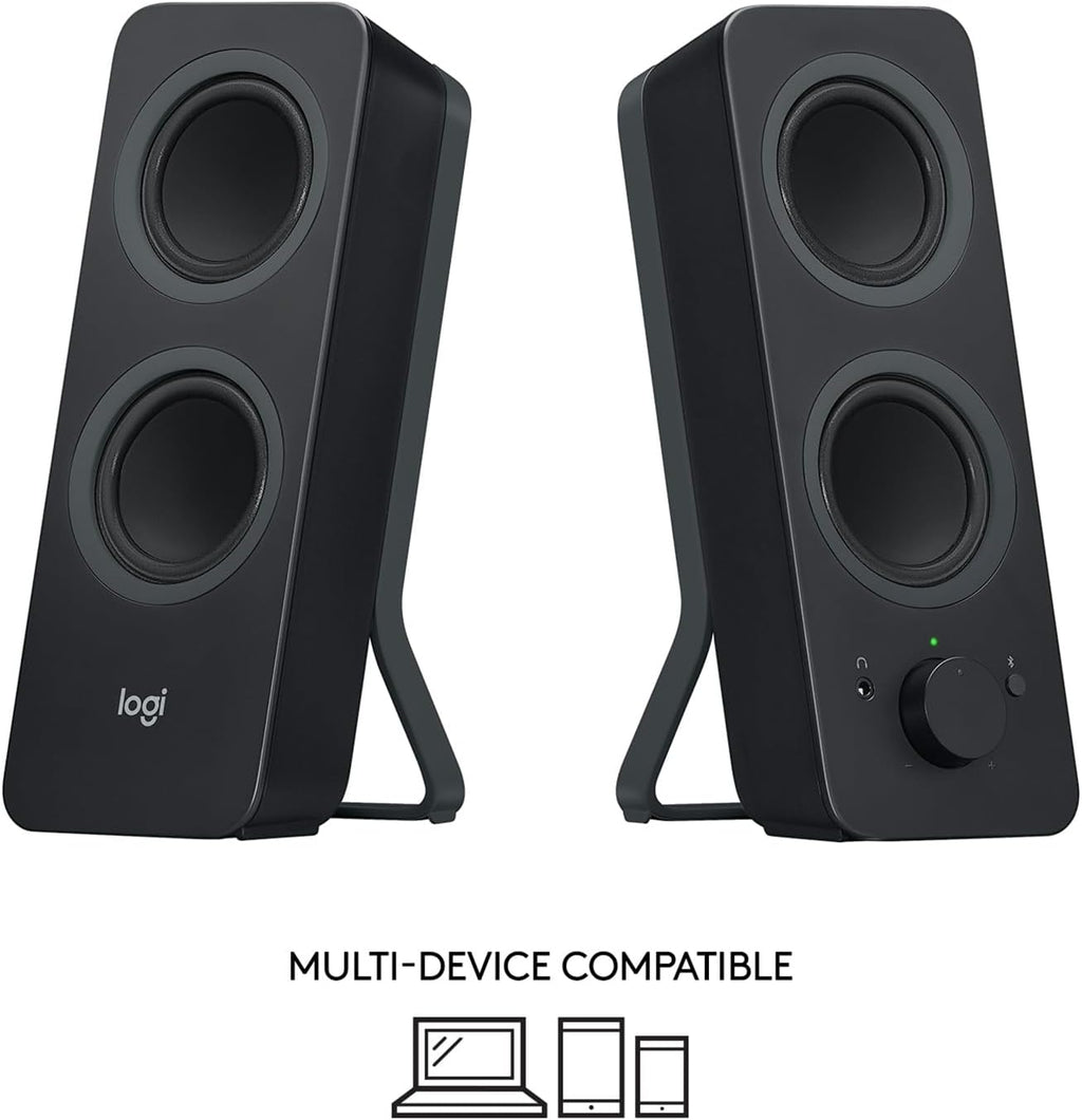 Logitech Z207 2.0 Stereo Computer Speakers with Bluetooth