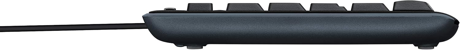 Logitech MK200 Media Combo Wired Keyboard and Mouse, Full-Size Keyboard with Easy-Access Media Controls, High-Definition Optical Mouse, Plug and Play USB Connection – Black