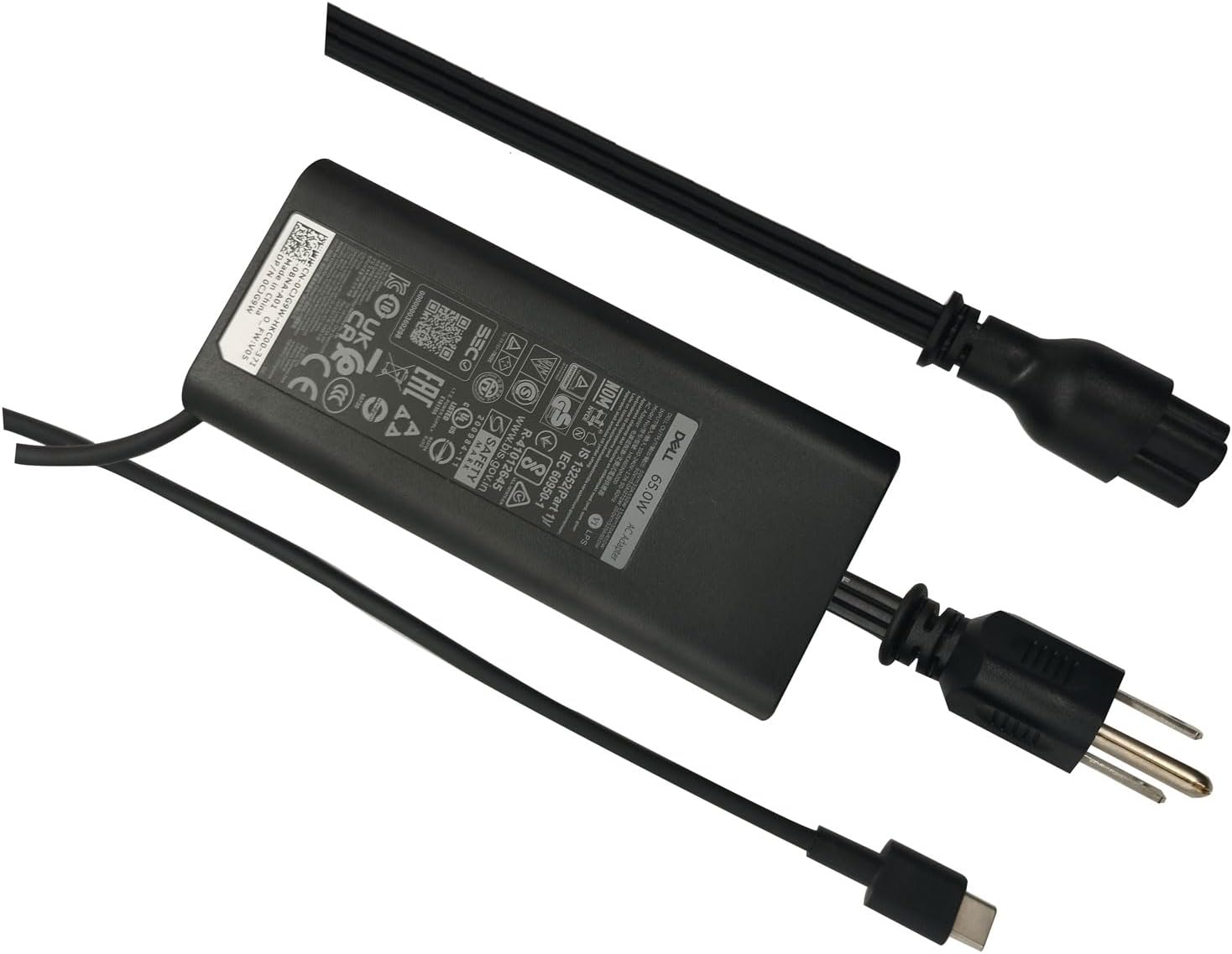 Dell Laptop Charger 65W Watt USB Type C AC Power Adapter Include Power Cord for Dell Latitude 3340 3440 3540 5340 5440 5540 7340 7440 7640 9440 2in1
