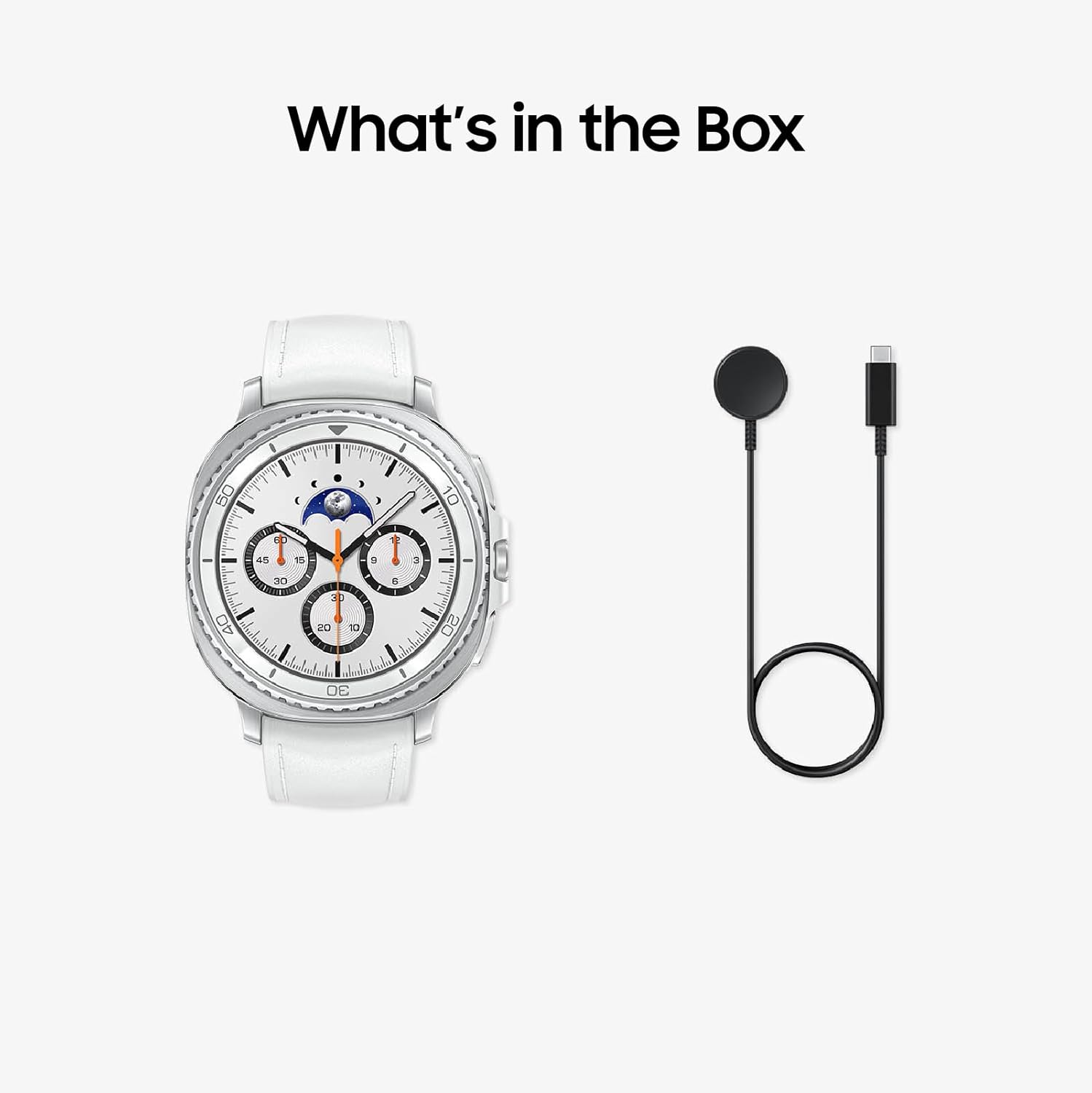 Samsung Galaxy Watch 8 Classic (2025) 46mm Bluetooth Smartwatch, Cushion Design, Rotating Bezel, Quick Button, Sleep Coaching, Running Coach, Energy Score, White [US Version, 2 Yr Warranty]