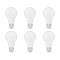 Basics A19 LED Light Bulbs, 60 Watt Equivalent, Energy Efficient 9W, E26 Standard Base, Soft White 2700K, Dimmable, 10,000 Hour Lifetime , 6-Pack