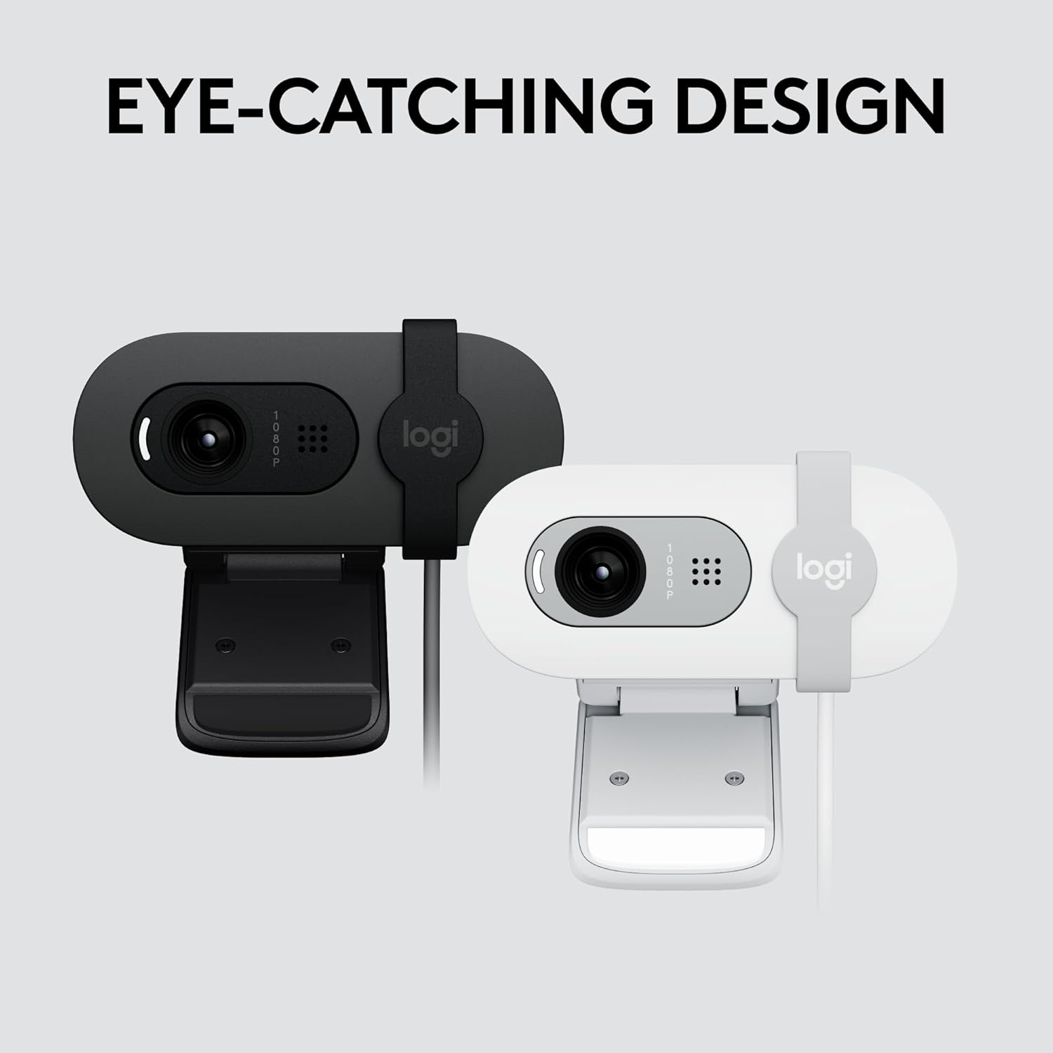 Logitech Brio 101 Full HD 1080p Webcam for Meetings, Streaming, Desktop, Laptop, PC - Built-in Mic, Shutter, Works with Zoom, Microsoft Teams, Nintendo Switch 2’s New GameChat Mode, USB-A,-Black