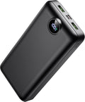 Portable Charger Power Bank 50000mAh 22.5W Fast Charging USB C Battery Bank External Battery Pack Digital Display Phone Charger with 3 Output & 2 Input for iPhone 17/16/15/14/13/12, Samsung etc Black
