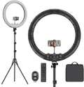 Hagibis 21 inch Ring Light with Stand Outer 55W 5600k Dimmable LED Light, Tripod Stand,and Phone Holder，Remote Controller,Carrying Bag ，CRI 97+ 2540lux, for Streaming Home Office Zoom Call Lighting