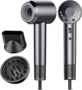 aowoka Hair Dryer, Higher Speed Professional High Speed Ionic Blow Dryer 500 Million Negative Ions & Heat-Control & 59dB Noise Hairdryer for Faster Drying