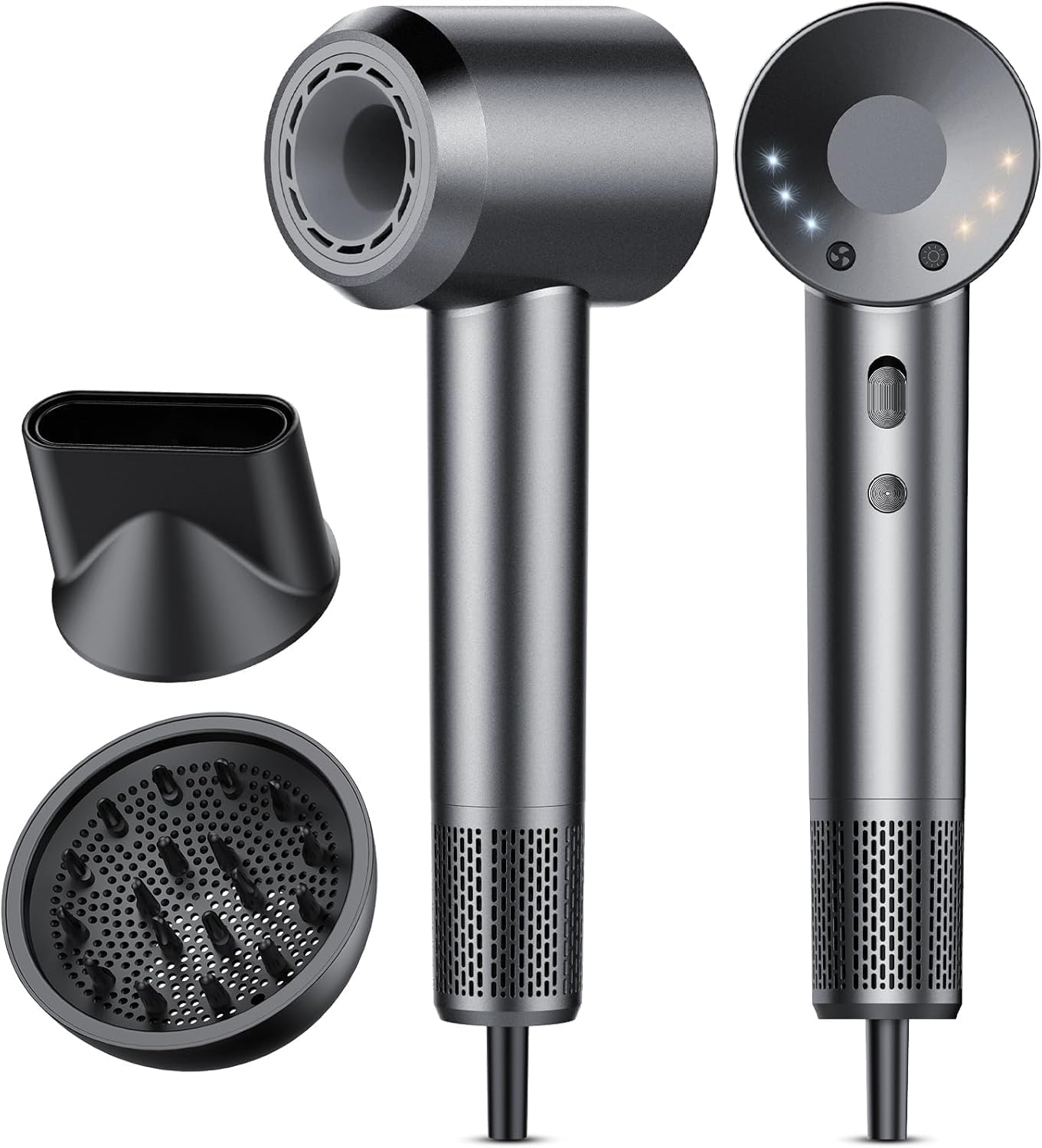 aowoka Hair Dryer, Higher Speed Professional High Speed Ionic Blow Dryer 500 Million Negative Ions & Heat-Control & 59dB Noise Hairdryer for Faster Drying