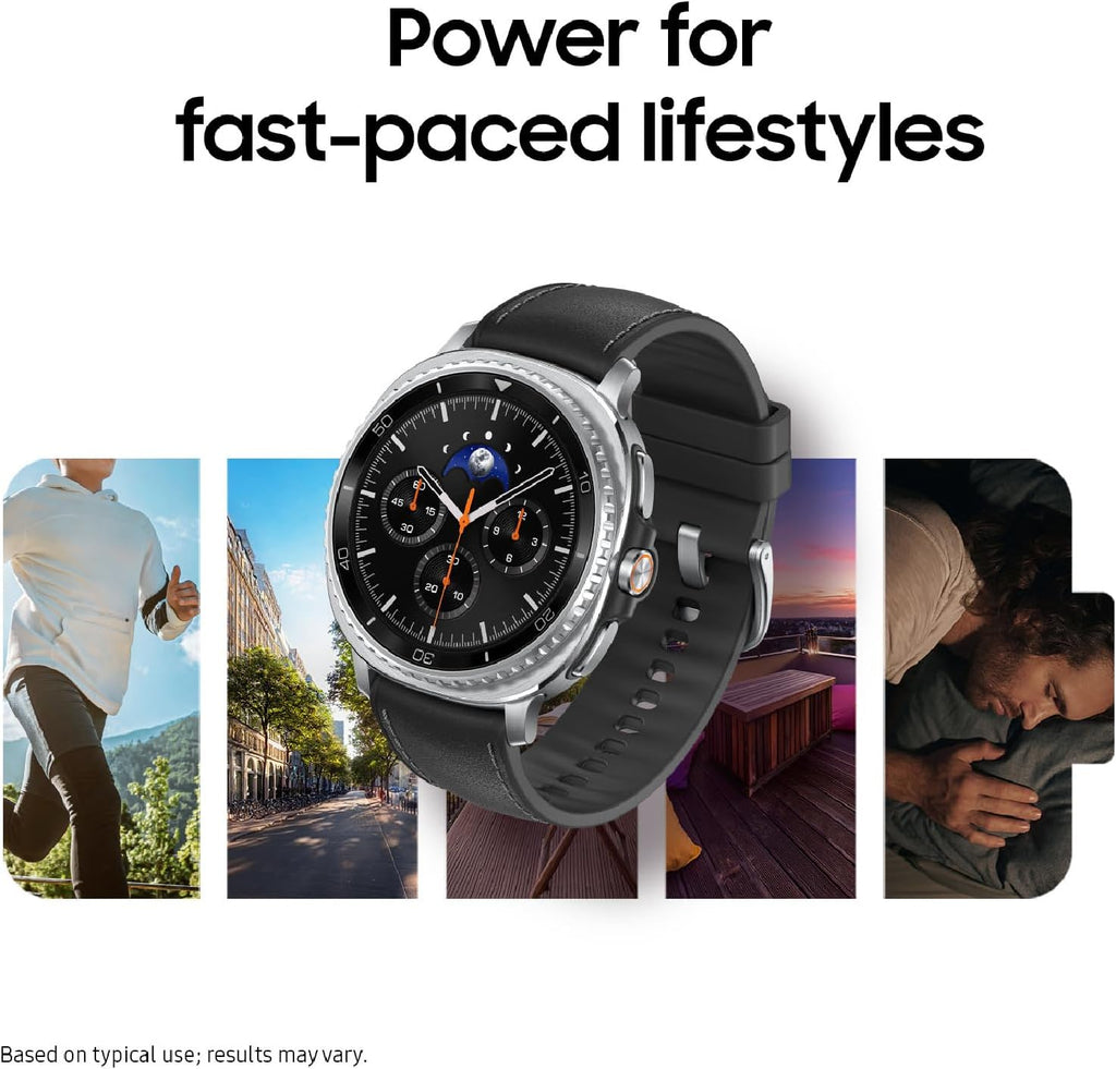 Samsung Galaxy Watch 8 Classic (2025) 46mm Bluetooth Smartwatch, Cushion Design, Rotating Bezel, Quick Button, Sleep Coaching, Running Coach, Energy Score, Black [US Version, 2 Yr Warranty]