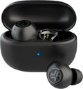 JLab Go Pop ANC True Wireless Earbuds & Charging Case, Black, Active Noise Cancelling, 10mm Drivers, Dual Connect, Customize Your Sound with App, Be Aware Mode, Compact Fit, MEMS Microphone
