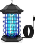 Bug Zapper Outdoor Indoor, 18W Power & 4400V Instant Grid Mosquito Repellent, Insect Control Efficiency Increased 100%, 1/2 Acre Coverage, Fly Trap for Patio, Backyard, Home
